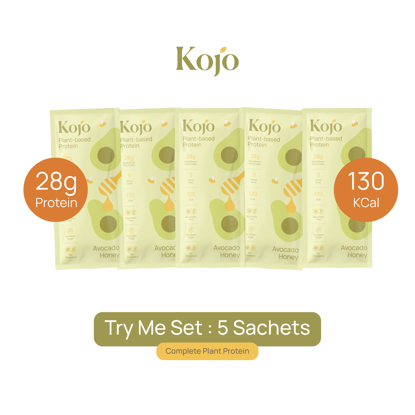 Avocado Honey Flavour : Kojo Plant Based Protein
