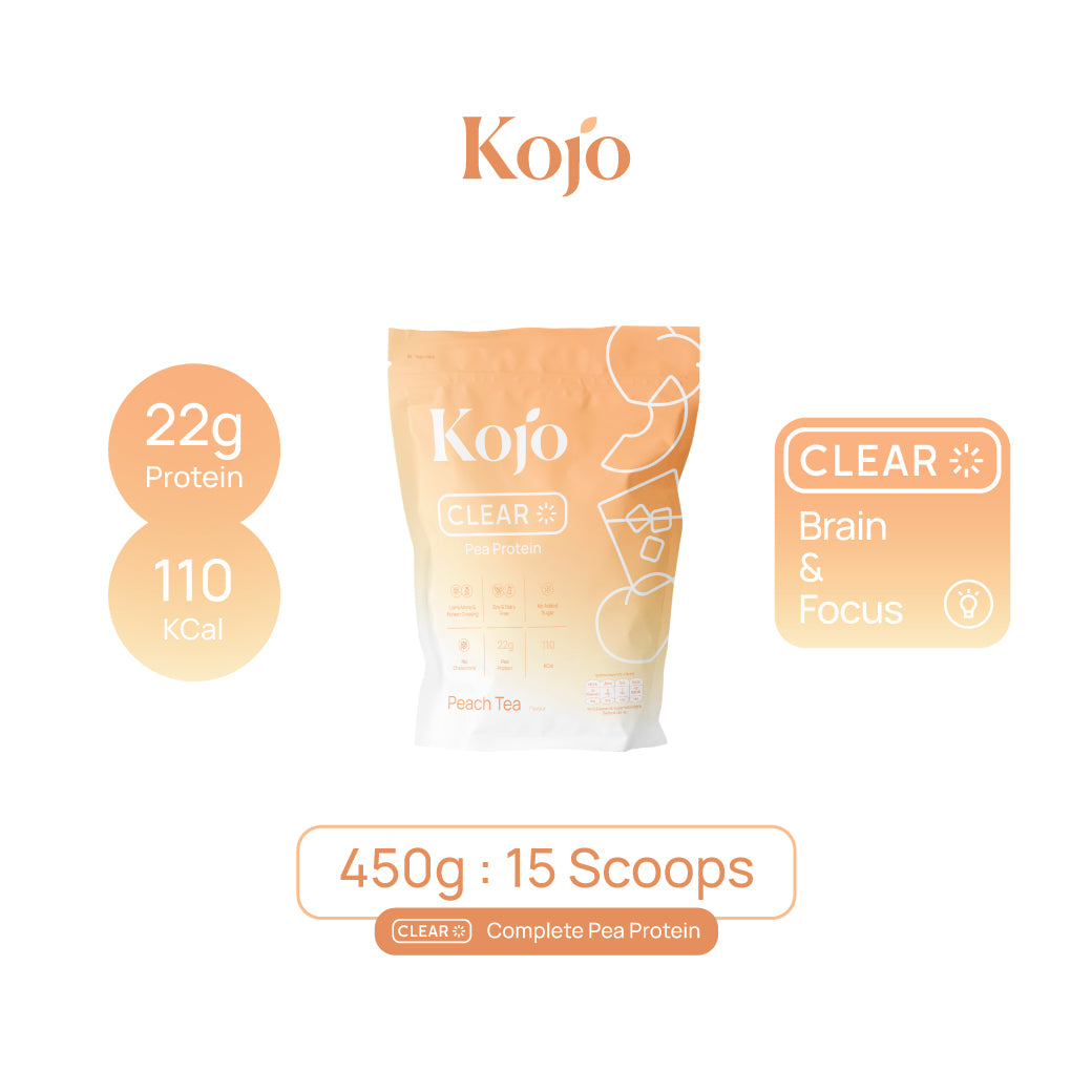 Peach Tea Flavour : Kojo Clear Pea Protein