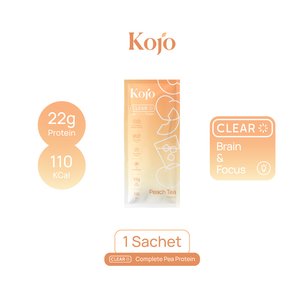 Peach Tea Flavour : Kojo Clear Pea Protein