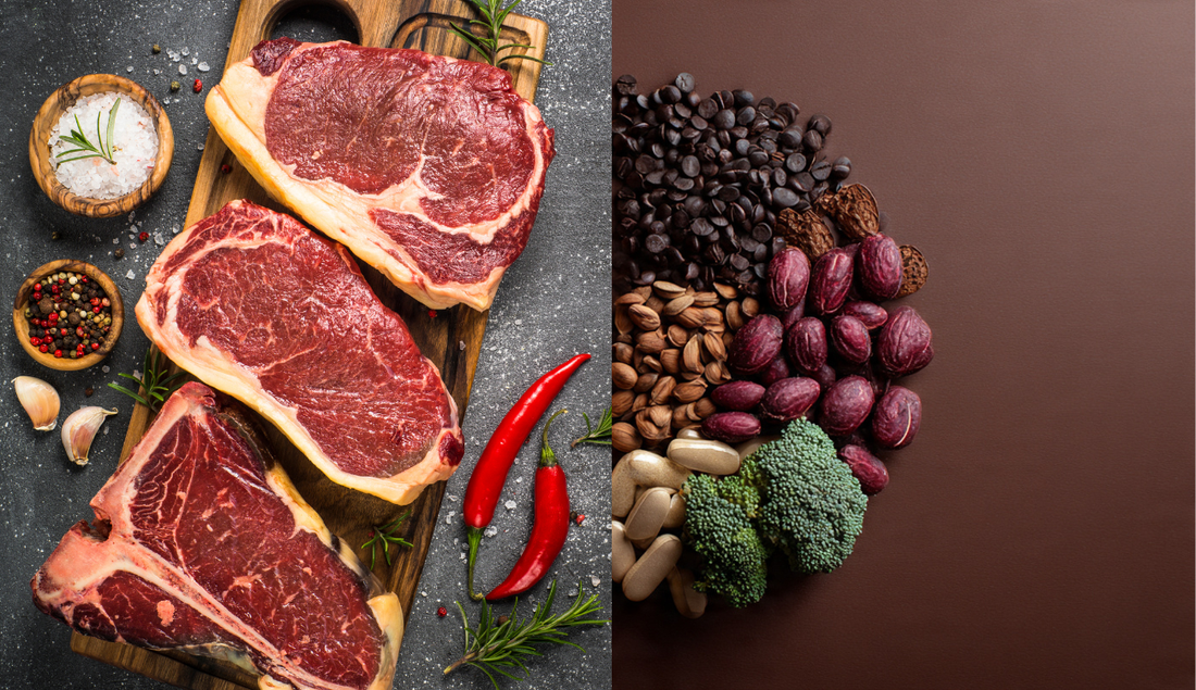 plant based protien and meat