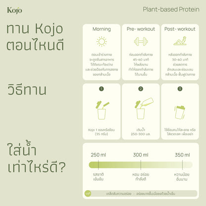 โคโจ โปรตีนพืช : รสชาติ แอปเปิ้ลเขียว