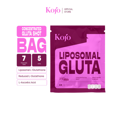 Kojo Gluta Shot Dual Glutathione กลูต้าช็อต เข้มข้น 2 รูปแบบ ผิวใส ดูดซึมไว