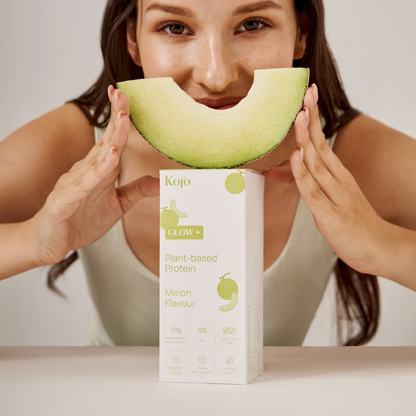 Melon Flavour : Kojo Glow Plant Based Protein