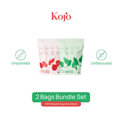 Bundle Set 2 Bag Kojo Reds Greens