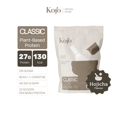 Kojo Classic Plant-Based Protein สูตรใหม่ 770g | โปรตีนจากพืช Hydrolysed Pea Protein 1 ถุง พร้อมช้อน