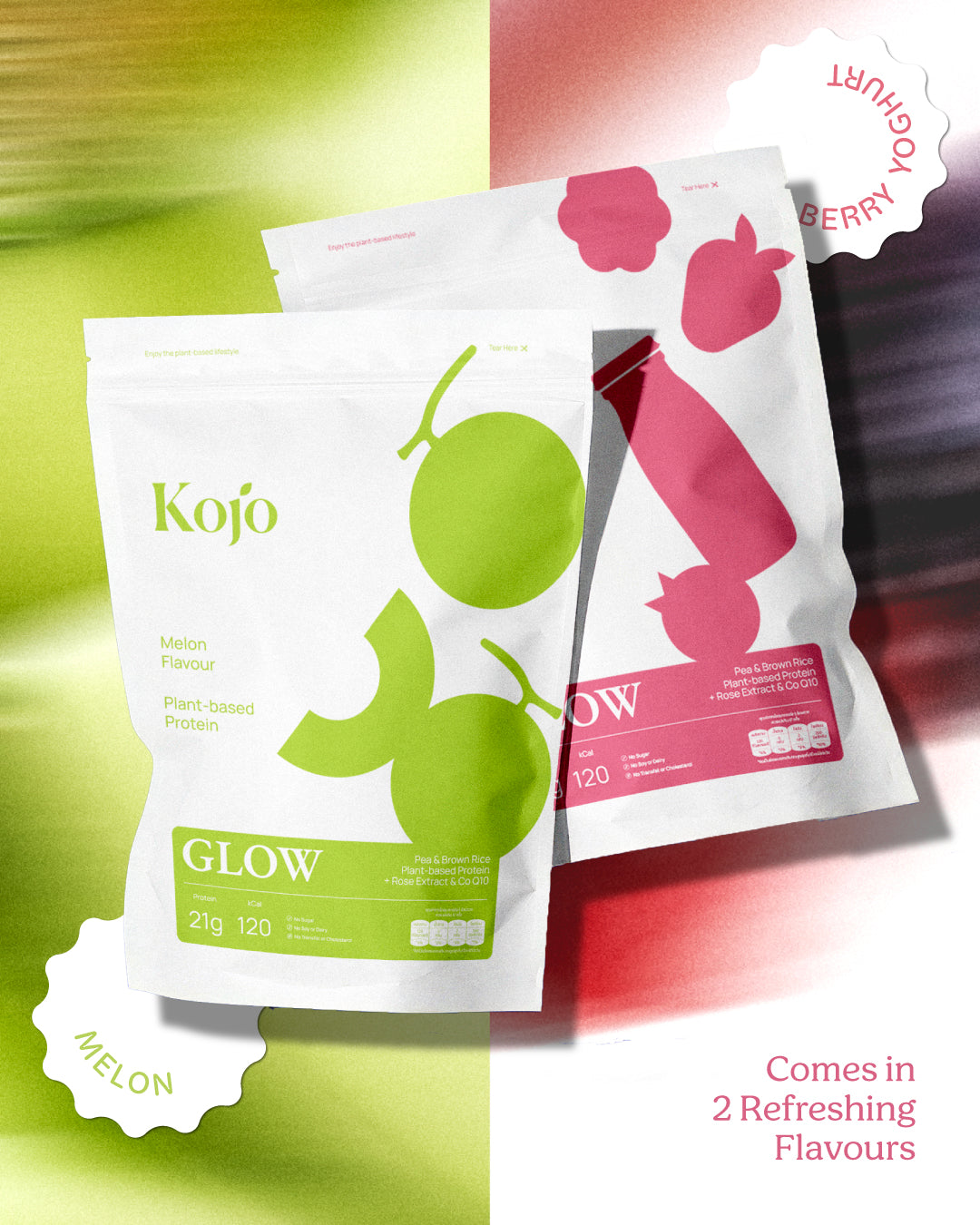 Kojo Glow Plant based Protein : 1 bag 510g